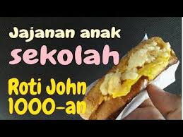 Resep Roti John 1000 An Jualan Jajanan Anak Sekolah Yout0ube Resep Roti Roti Hot Dog Cemilan