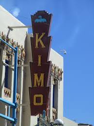 Vintage Theatre Sign 1920s Pueblo Deco Style Kimo Theatr