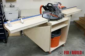 Mobile Miter Saw Station Part 2 Fix This Build That Mitre Saw Station Table Saw Station Table Saw