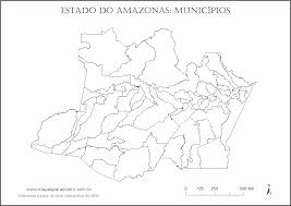 MAPA DO AMAZONAS - Mapas para Colorir