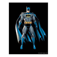 batman stands up postcard zazzle com in 2021 batman cartoon batman comics superhero
