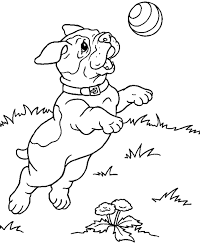 Coloring page outline of cartoon dog with a kite. Puppy Coloring Pages Best Coloring Pages For Kids