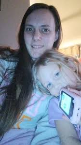 Kid happy with cast after falling at home