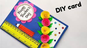Read also happy teachers day 2020: Diy Teacher S Day Card Handmade Teacher S Day Card Easy Card Making Id Teachers Day Card Card Making Ideas Easy Teachers Day Card Diy