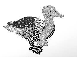 Duck Egg Shell Art Zentangle Animals Zentangle Art