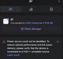 This port does not supply sufficient power for the connected ...
