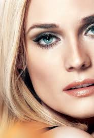 She has the striking blonde hair on her fair skin with green eyes. Evening Makeup Fair Skin Makeup Bridal Makeup For Fair Skin Blue Eye Makeup