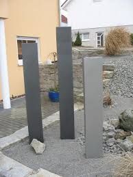 Stele Sichtschutz 160 Cm Hoch Und 50 Cm Breit Gartengestaltung Stelen Garten Sichtschutz