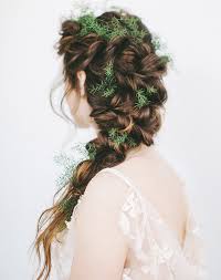 Hands with gift box on the wedding celebration. 8 Elegant Braid Hairstyle Ideas For Winter Brides Purewow