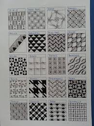 Kunstunterricht in der grundschule kunstbeispiele klasse 5. Top Right Corner Zentangle Muster Verflechtung Muster Zentangle Zeichnungen