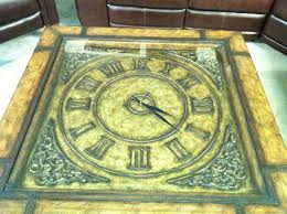 Clock Coffee Table From Preston Trading Post In Preston Ct Table Clock Coffee Table Clock