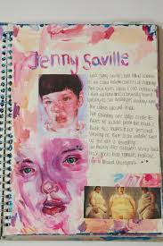 Jenny Saville Research Sketchbook Page Nstagram I3abellaa Studio Art Folio A Level Art Sketchbook Gcse Art Sketchbook