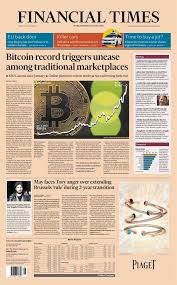 Peter barber financial times june 8, 2008. The Uk Financial Times Front Page This Morning Bitcoin Record Triggers Unease In Traditional Marketplaces Bitcoin