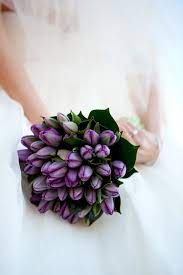 For compositing, you'll need an odd number of tulips. Sunshine Coast Weddings Real Stories From Maleny Noosa And More Purple Bouquets Purple Wedding Bouquets Wedding Bouquets