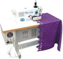 Machine à coudre ultrasonique pour fabriquer des dentelles de jupe