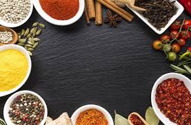 Download Mix Of Flavored Spices Powder On Table For Free Food Menu Design Food Spices