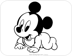 A set of six free coloring pages of baby disney characters mickey, minnie, donald, daisy, pooh, tigger, and pluto & goofy. Baby Mickey Mickey Coloring Pages Baby Coloring Pages Minnie Mouse Coloring Pages