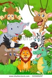 Cartoon Jungle Animal Character Stock Photos Images Pictures Cartoon Jungle Animals Jungle Cartoon Jungle Animals