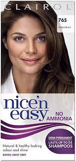 Was super easy to use, looks nice and is very soft! Clairol Nice N Easy Semi Permanent Hair Dye No Ammonia 765 Medium Brown Amazon Co Uk Beauty