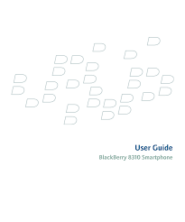 Manual - BlackBerry Curve 8310 - 4.5 ...