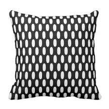 Black And White Geometric Pillow Geometric Pillow Black And White Pattern Black And White Gifts Unique Special B W Style Modern Wedding Gifts Geometric Pillow Patterned Throw Pillows