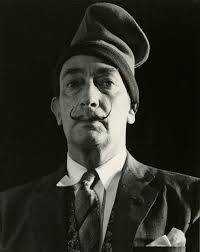 Salvador Dali artwork with blowtorch and oil paint