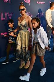 Angela weiss/getty images jennifer lopez family jlo kids. Jennifer Lopez Cream Midi Dress Street Style Autumn Winter 2020 On Sassy Daily Jennifer Lopez Bikini Jennifer Lopez Kids Jennifer Lopez