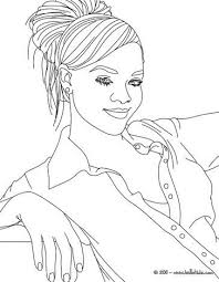 A selection of coloring books famous americans allows you to choose your hero and give him colors and colors. Beautiful Rihanna Coloring Page More Famous People Content On Hellokids Com Famous People Drawings People Coloring Pages Cool Coloring Pages