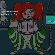 Rule 34 Animatronic Baby Fnafsl Circus Baby Circus Baby Fnaf Female Only Five Nights At Freddy S Large Breasts Simple Background Six343 Solo Spanish Text 4817415