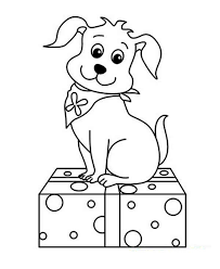 Each printable highlights a word that starts. Cute Christmas Puppy Coloring Pages 1681 Christmas Dog Coloring Pages Coloring Tone Puppy Coloring Pages Dog Coloring Page Christmas Puppy