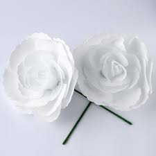 Large foam flowers for wall. Large 12 White Tea Rose Foam Flower Backdrop Wall Decor 3d Premade 2 Pack Ebay
