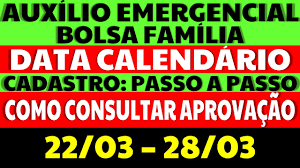 A consulta bolsa família 2021 permite saber se o benefício foi aprovado para que uma família possa começar a receber. 22 03 Auxilio Emergencial 2021 Cadastro Passo A Passo Consulta Auxilio E Calendario Bolsa Familia Youtube
