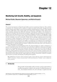 Techniques and protocols, edited by kim r. Pdf Monitoring Cell Growth Viability And Apoptosis