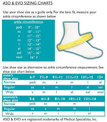 med spec aso ankle stabilizer white small