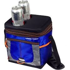Ozark Trail 9can Extreme Portable Beverage Cooler Removable With Plastic Hardliner Blueorange You Can Get More Beverage Cooler Ozark Trail Cooler Accessories