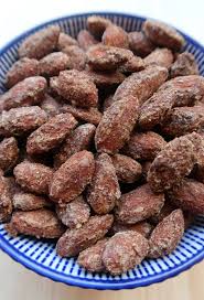 Almonds provide vitamin e, calcium, and magnesium; Cinnamon Roasted Almonds Egg White Stevia Vanilla Extract Ground Cinnamon Salt Almonds Almond Recipes Roasted Almonds Cinnamon Roasted Almonds