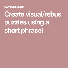 Players click on auto or manual to choose a method of play before beg the daily wonderword puzzle is found at wonderword.com by clicking on today's puzzle. Create Visual Rebus Puzzles Using A Short Phrase Rebus Puzzles Language Therapy Visual