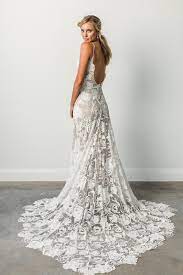 Rosa Backless Lace Wedding Dress Online Wedding Dress Lace Mermaid Wedding Dress
