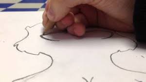 Make a circle or oval with a pointed bottom, for a chin/snout. How To Draw A Cat Furry Easy Drawing