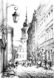 Pin By Mateusz Karluk On Draw Street City Drawing Perspective Art Architecture Drawing