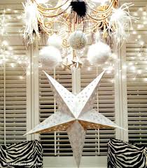 New Years Eve Decorations Decorated Chandelier With Black And Silver Holiday De New Years Eve Decorations Diy New Years Eve Decorations New Years Decorations