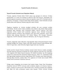Suci dalam pikiran, perkataan dan perbuatan c. Sejarah Pramuka Indonesia 1