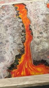 Lava Flow Epoxy Table Wood Resin Table Epoxy Resin Wood Wood Table Design