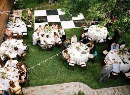 Diy Dance Floors For Home Weddings Small Backyard Wedding Backyard Wedding Decorations Dance Floor Wedding