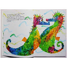 Seahorse lays her eggs on mr. Mister Seahorse By Eric Carle Educational English Picture Book Learning Card Story Book For Baby Kids Children Gifts Aliexpress