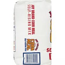 Joy Brand Corn Meal, White, Sifted Self Rising Mix 5 Lb