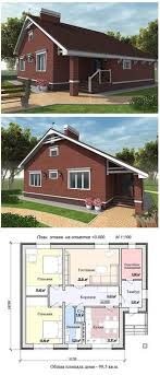 проекты деревянных домов до 100 кв м с мансардой Proekt Kompaktnogo Doma Do 100 Kv M Plan Doma Dom Proekty Nebolshih Domov
