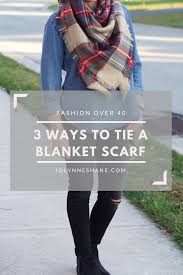 How to wear a scarf with coat. 3 Easy Ways To Tie A Blanket Scarf