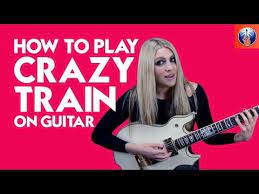How To Play Crazy Train On Guitar Ozzy Osbourne Riff Lesson Youtube Ozzy Osbourne Music Chords Guitar Tutorial