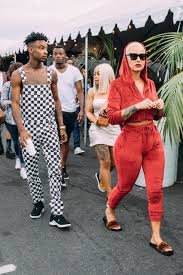 Blac Chyna Amber Rose Amber Rose Blac Chyna And 21 Savage Is Seen At The Day N Night Festival In Anaheim California Amber Rose Cool Outfits Amber Rose Style